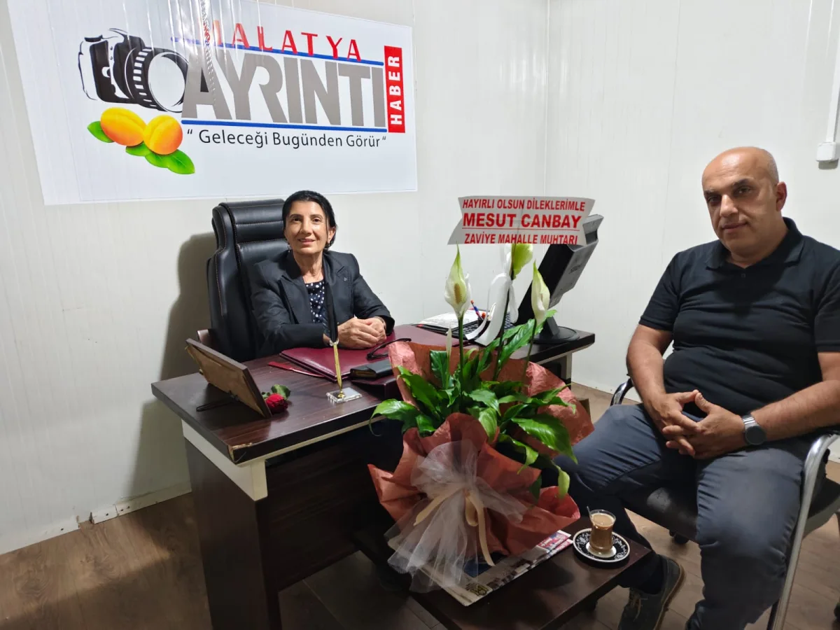 Zaviye Mahallesi Muhtarı Mesut CANBAY'dan Hayırlı Olsun Ziyareti