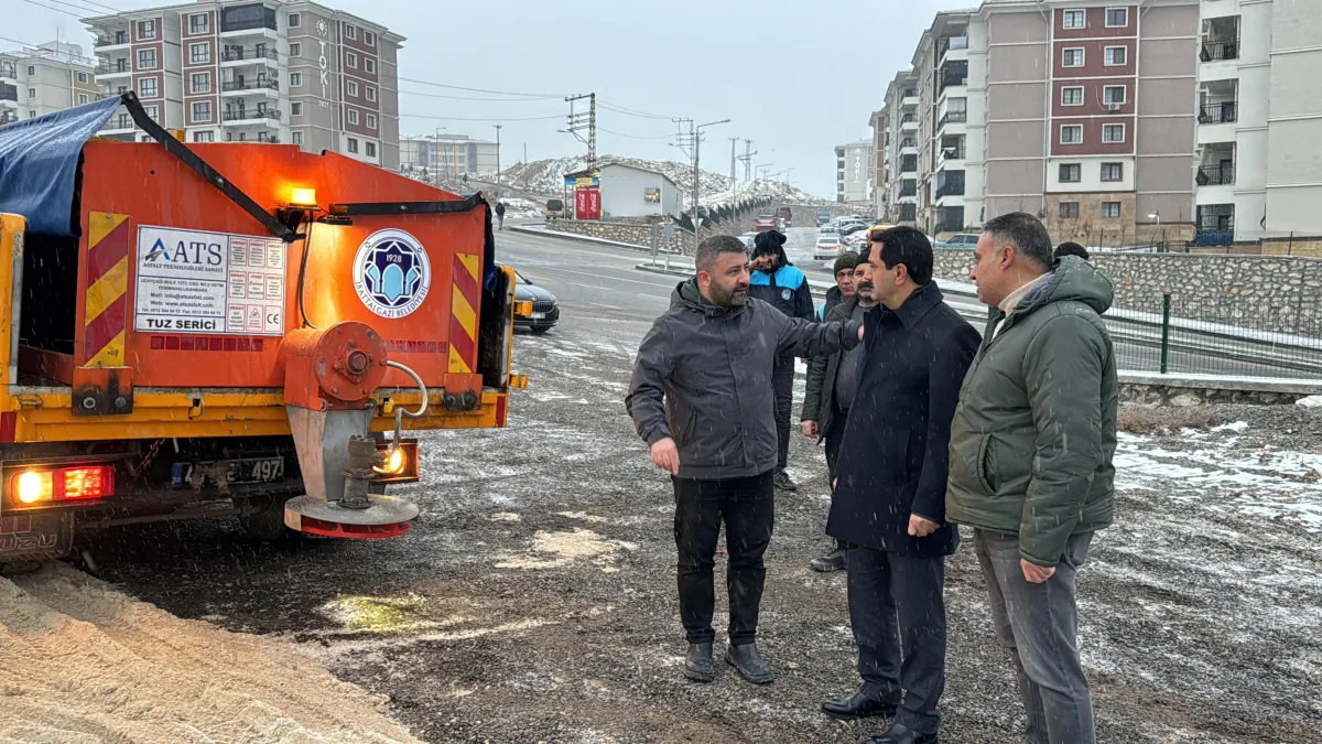 Battalgazi'de Kar Mesaisi