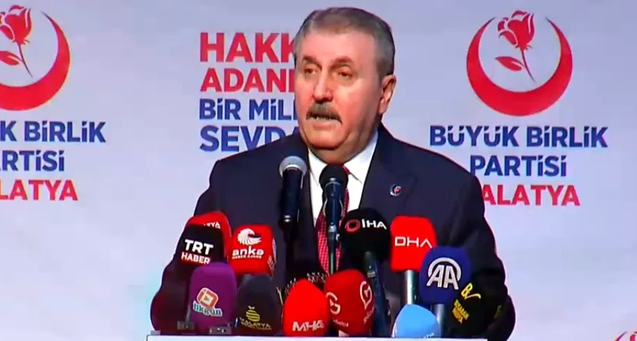 Büyük Birlik Partisi Genel Başkanı, Mustafa Destici Malatya'da