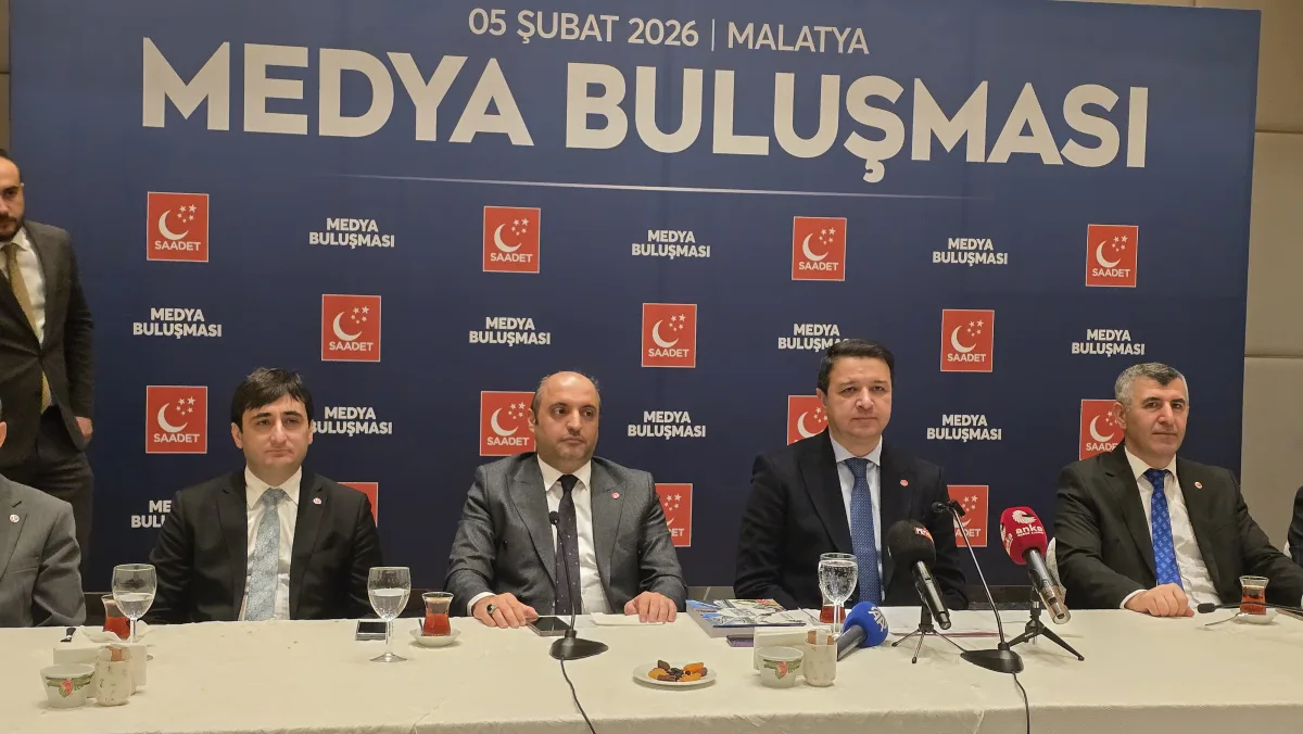 Saadet Partisi Genel Başkanı Mahmut Arıkan Malatya'da Medya Mensupları ile Bir Araya Geldi