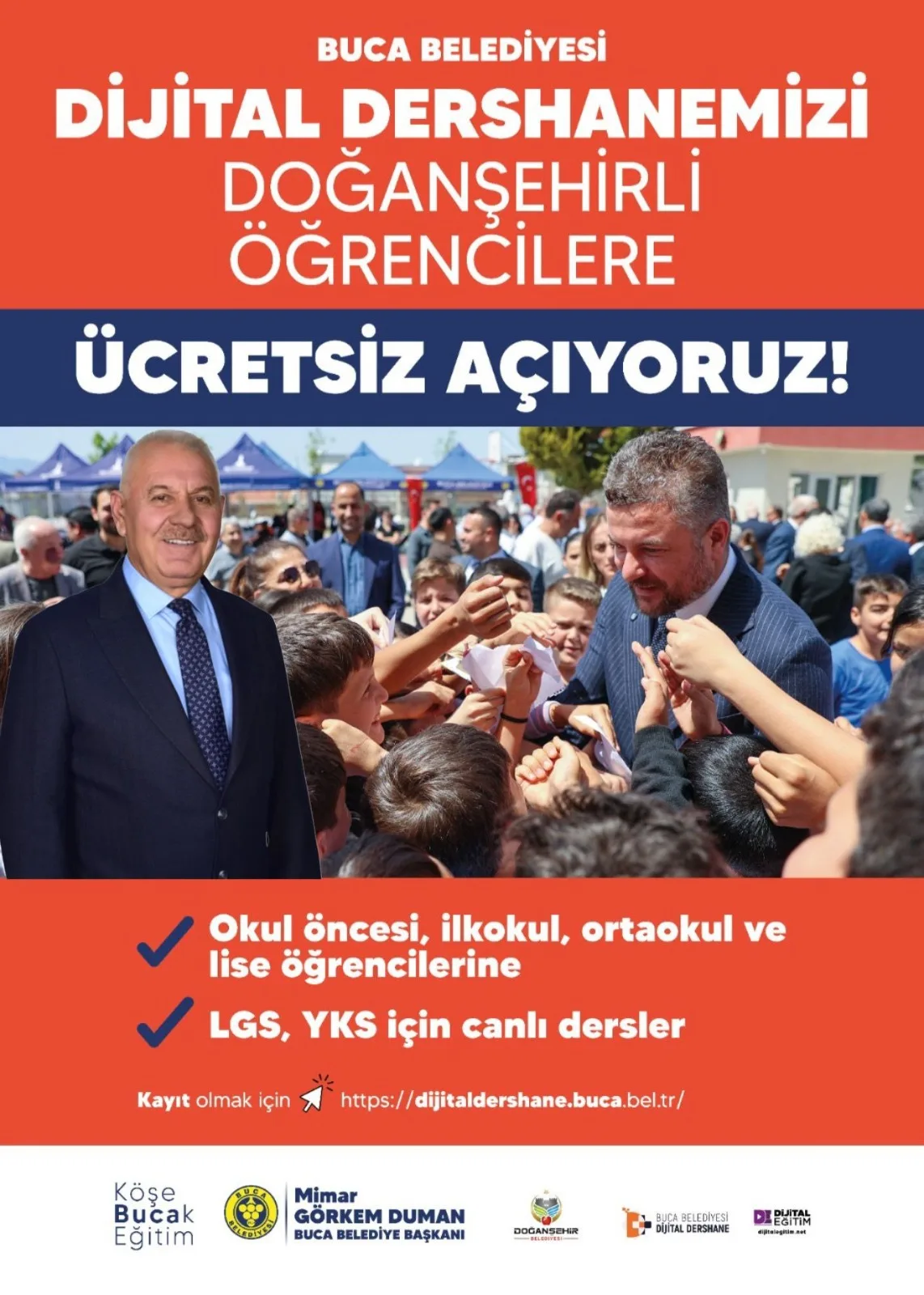 Buca’dan Doğanşehir’e Eğitim Köprüsü: