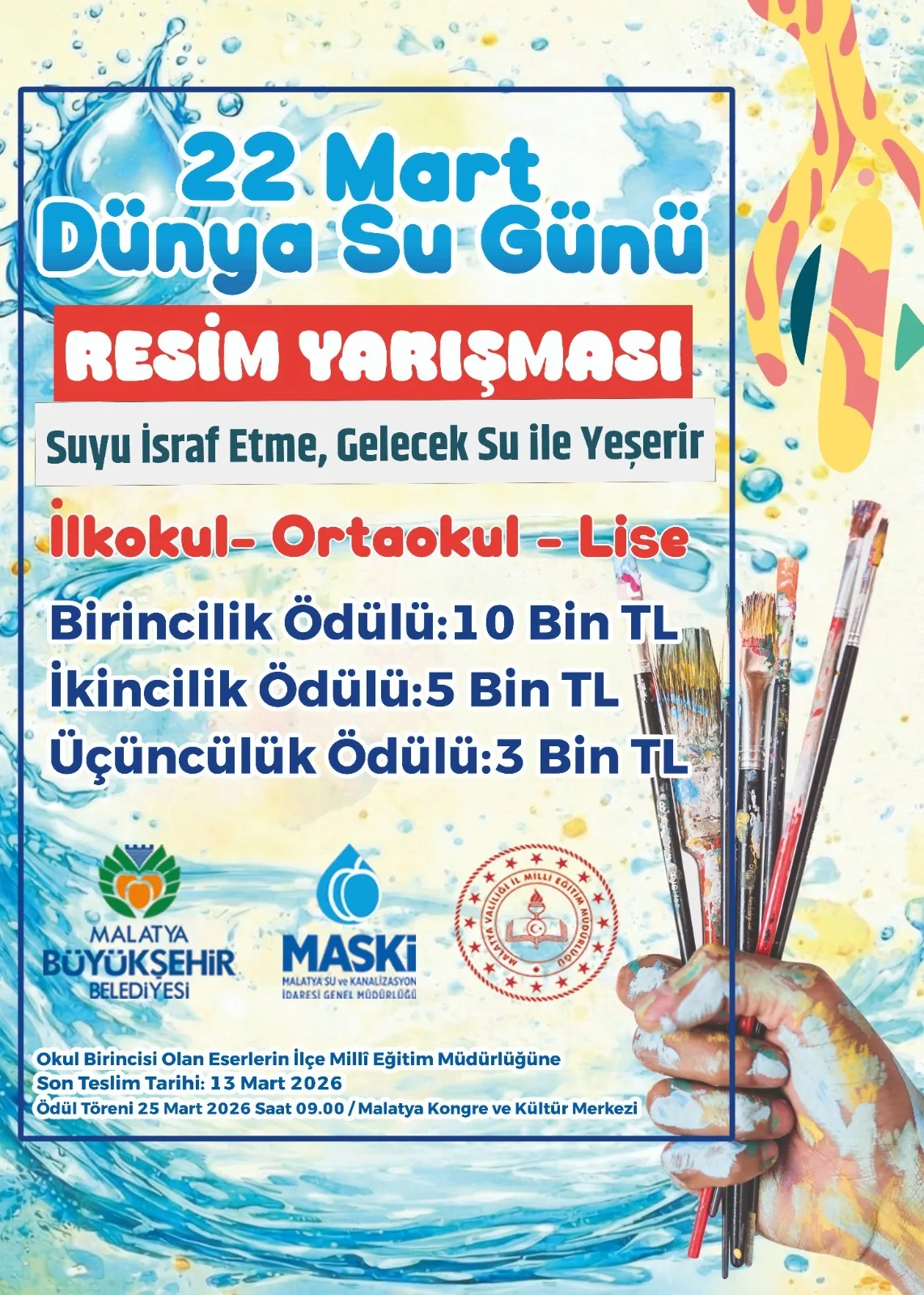 MASKİ’DEN ÖĞRENCİLERE ANLAMLI YARIŞMA