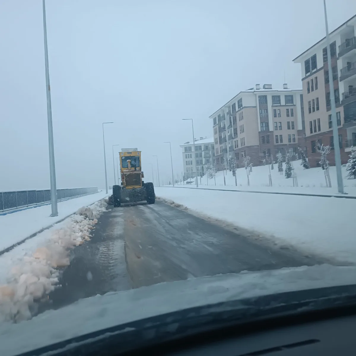 Battalgazi'de Kar Yağışı Sonrası Ekipler Sahada