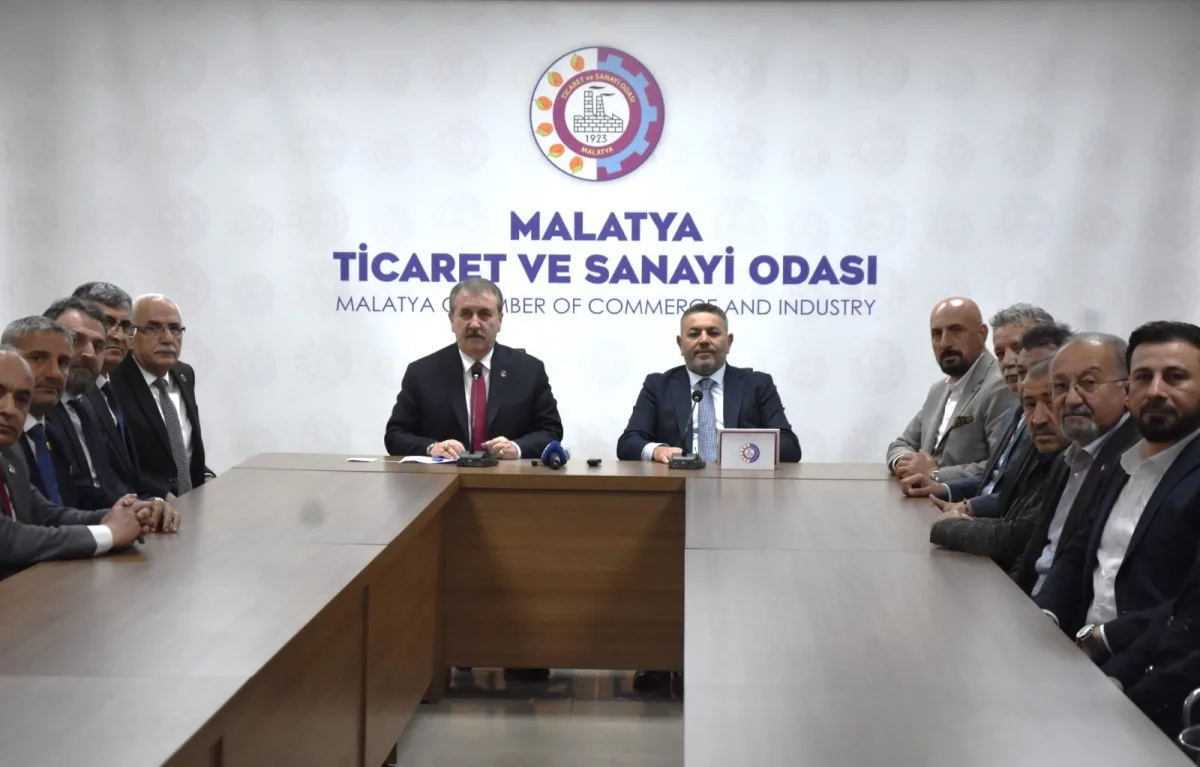 BBP Genel Başkanı Mustafa Destici'den Malatya TSO'ya Ziyaret