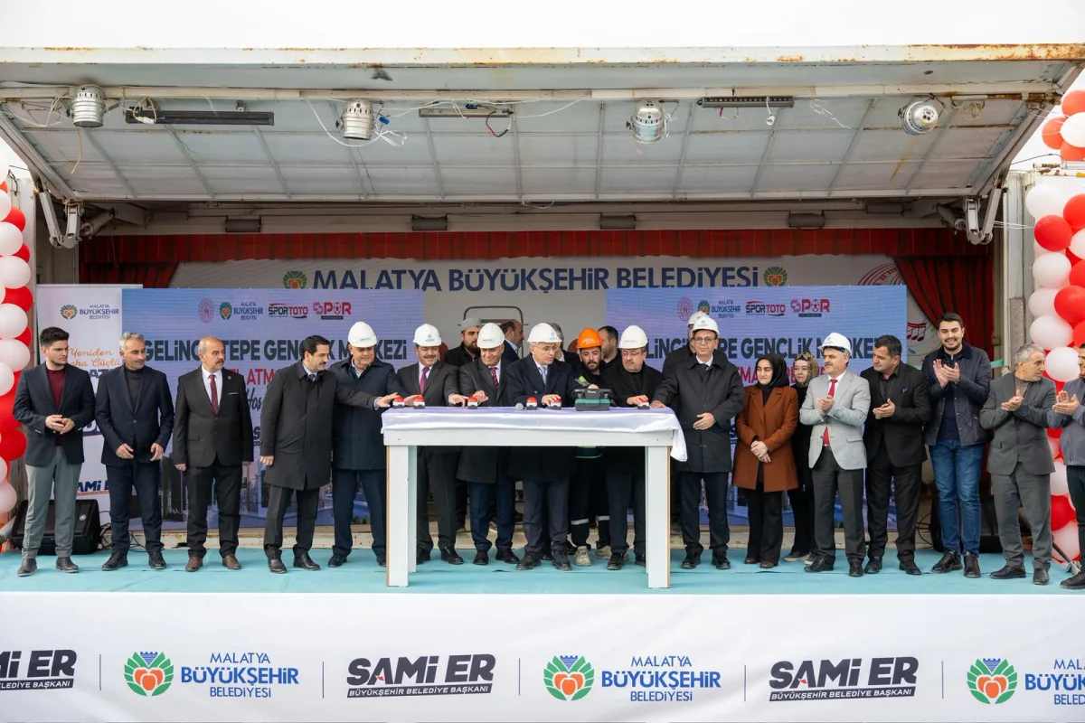 Gelinciktepe Gençlik Merkezi'nin Temel Atma Töreni Gerçekleştirildi