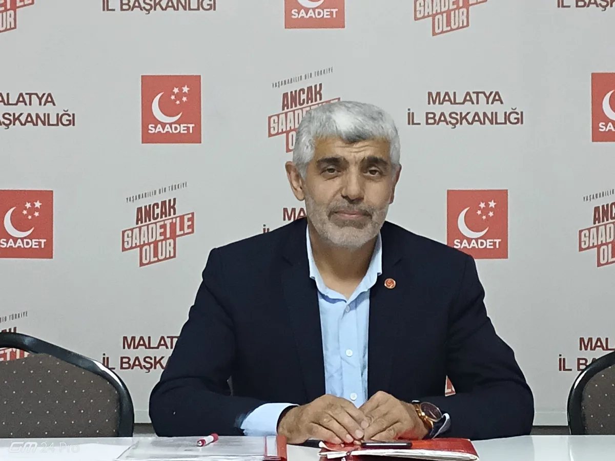 Saadet Partisi Yeşilyurt İlçe Başkanı Nihat Şahin'den Kurban Bayramı Mesajı