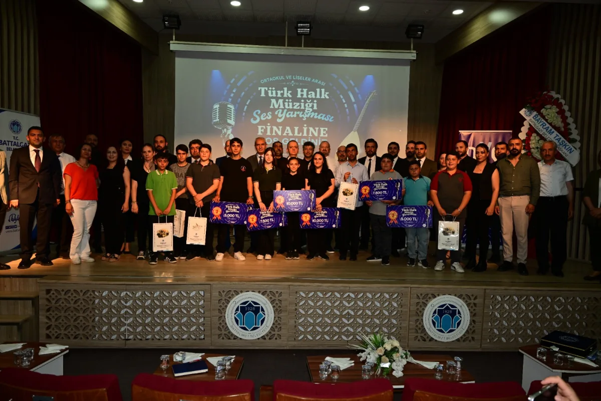 Battalgazi'de Türk Halk Müziği Yarışmasının Kazananları Belli Oldu