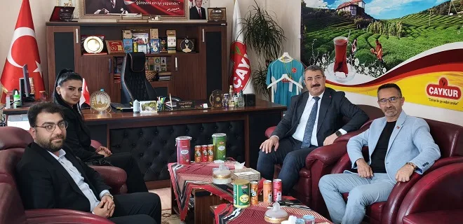 Gazeteciler Basın Birliği'nden ÇAYKUR Bölge Müdürü Yakup Öztürk'e Ziyaret