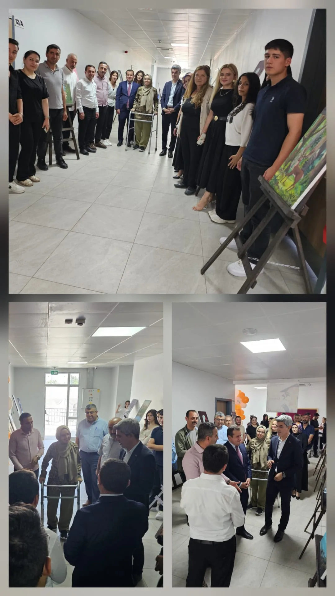 Akçadağ'da Resim Sergisi Açılışı Gerçekleşti