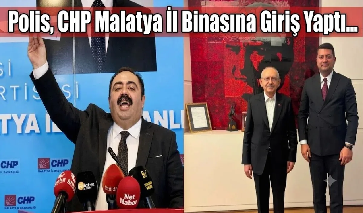 CHP Malatya’da Polis Eşliğinde Devir Teslim: Yeni Yönetim Göreve Başladı