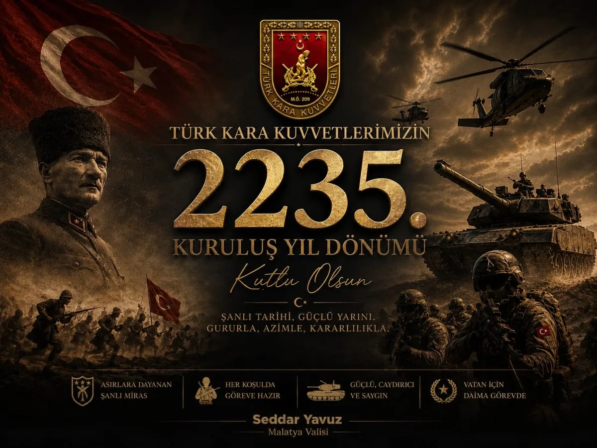 Asırları Aşan Şanlı Mazi: Türk Kara Kuvvetlerimizin 2235. Kuruluş Yıl Dönümü
