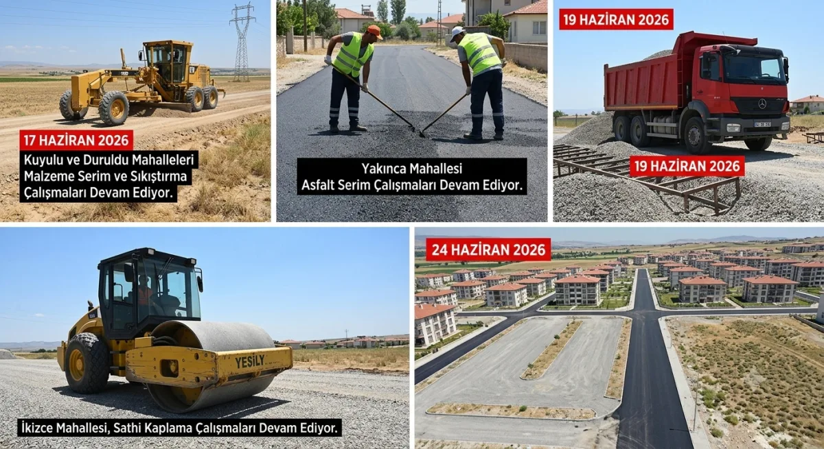 Yeşilyurt'ta Hizmet Seferberliği:"İlçe Genelinde Yol Çalışmaları Tam Gaz!