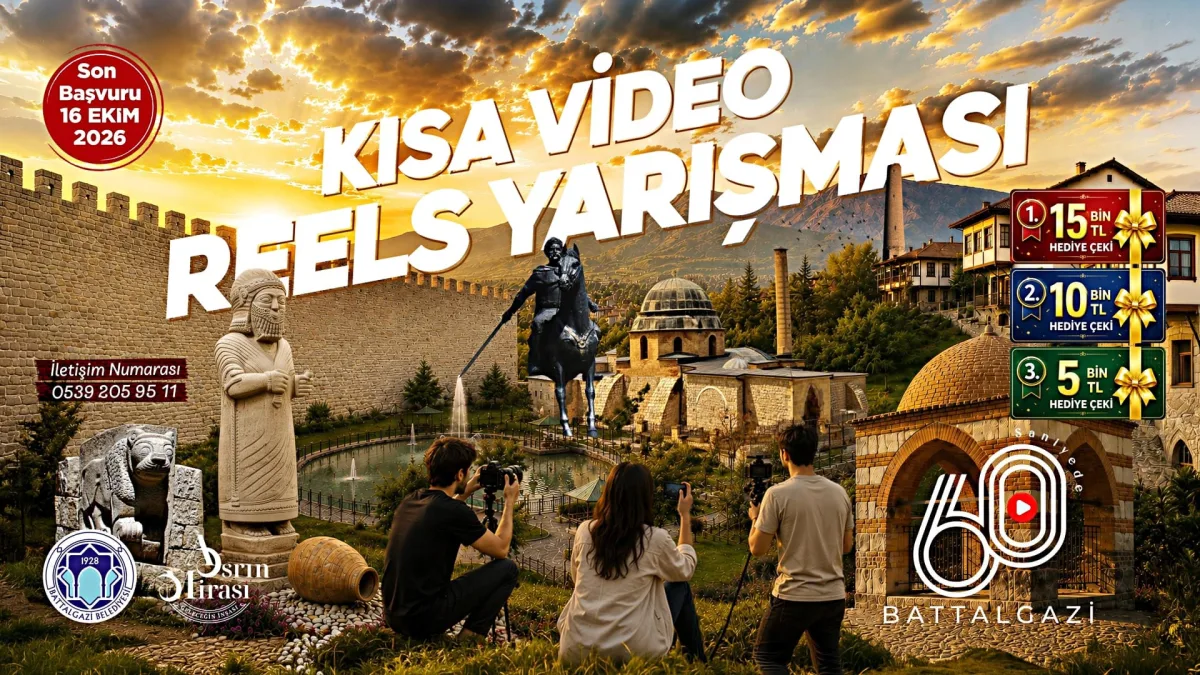 Battalgazi Belediyesi'nden "60 Saniyede Battalgazi"Kısa Video Yarışması