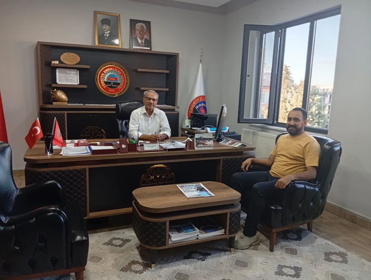 Tiyatrocu Hasan Bulğak'tan TÜED Malatya Şubesi'ne Anlamlı Ziyaret