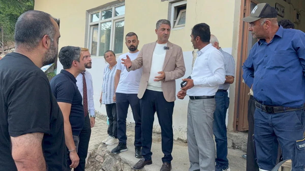 Serdar Yıldız,Selden Etkilenen Kocaözü'nde İncelemelerde Bulundu