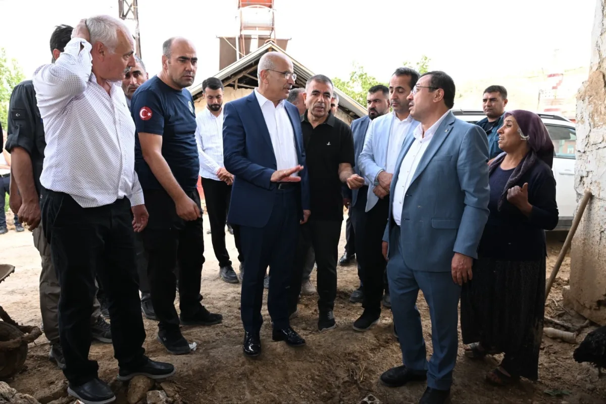 Başkan Sami Er, sel felaketinin yaşandığı Kocaözü’nü ziyaret etti
