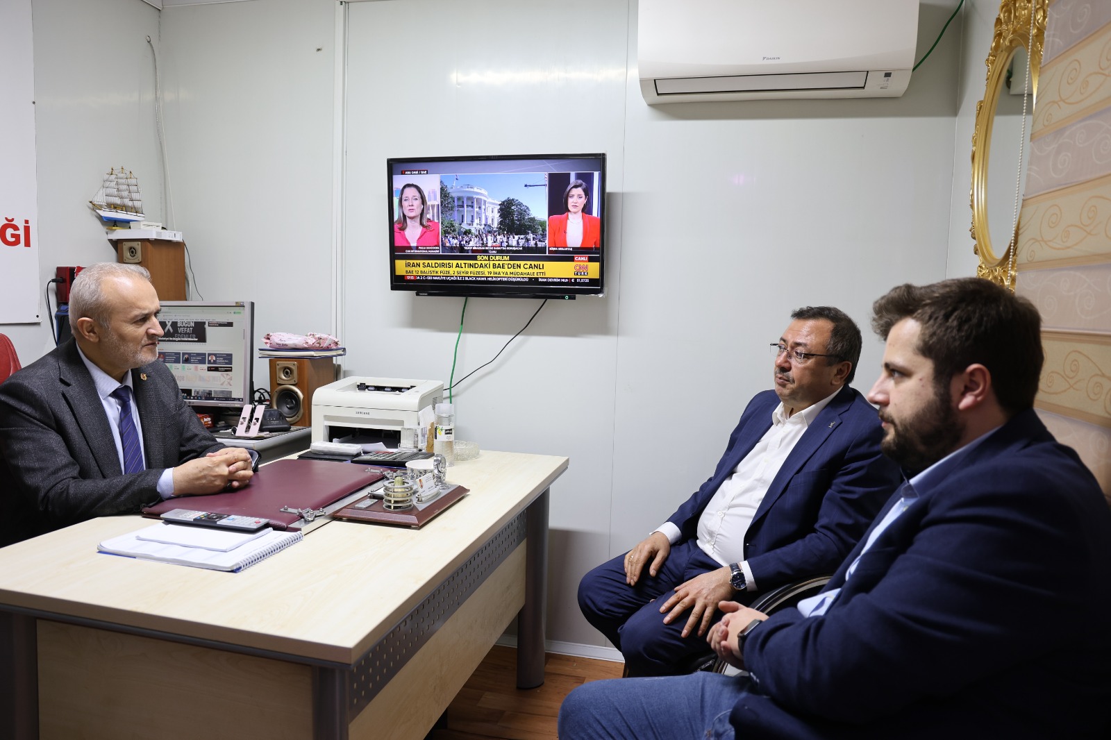 Ak Parti Malatya İl Başkanı Ali Bakan'dan Anadolu Basın Birliğine Ziyaret