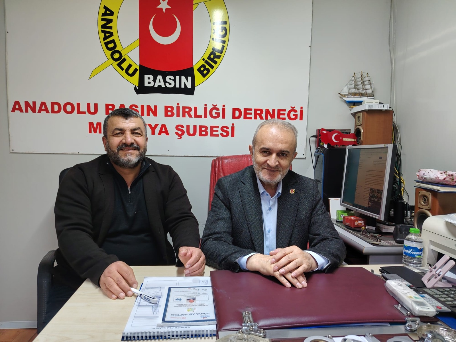 Anadolu Ahi Evran İş Adamları Derneği'nden Başkan Zeki Dağ'a Ziyaret