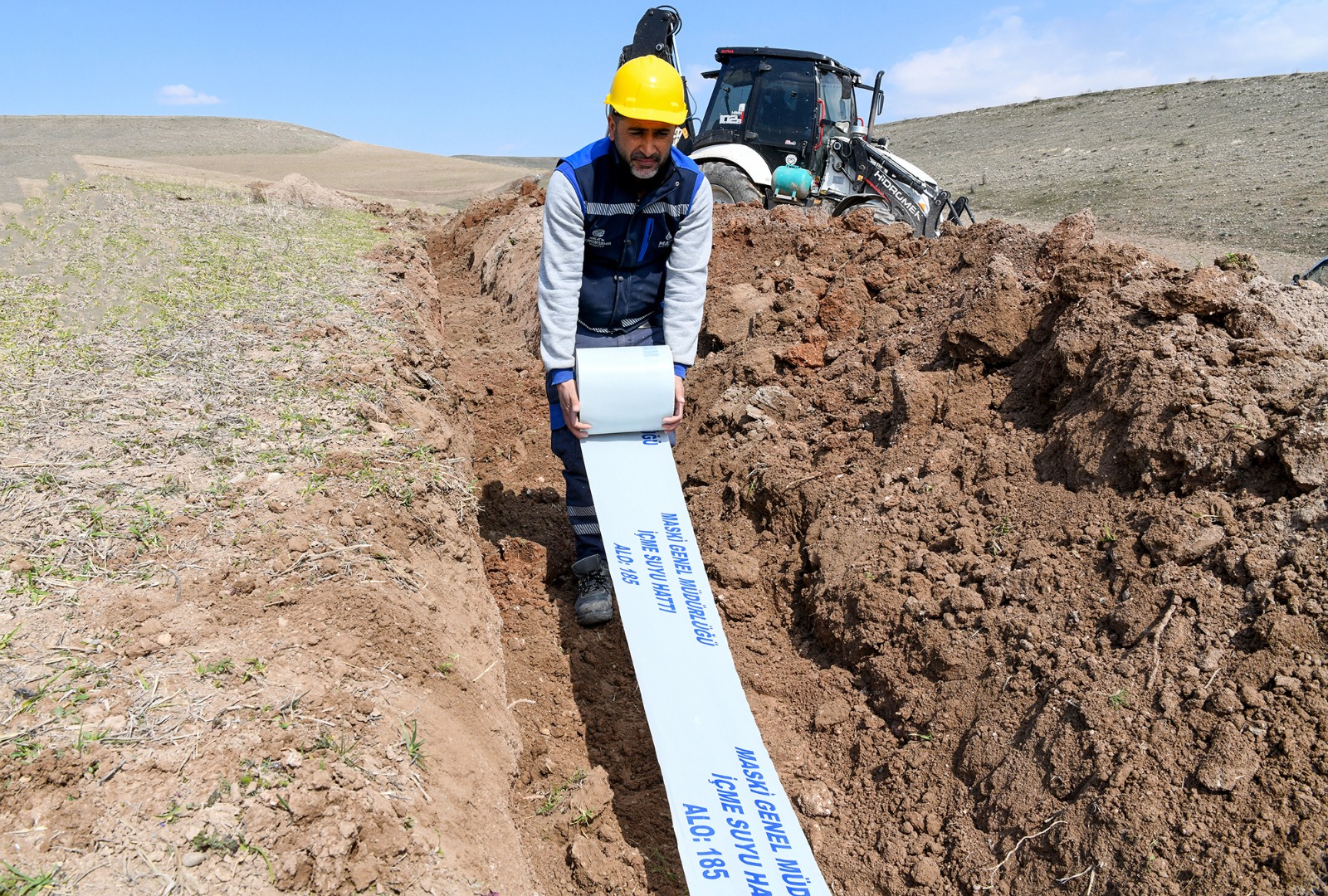 ARGUVAN GÜMÜŞLÜ’YE  1.500 METRELİK İÇME SUYU HATTI