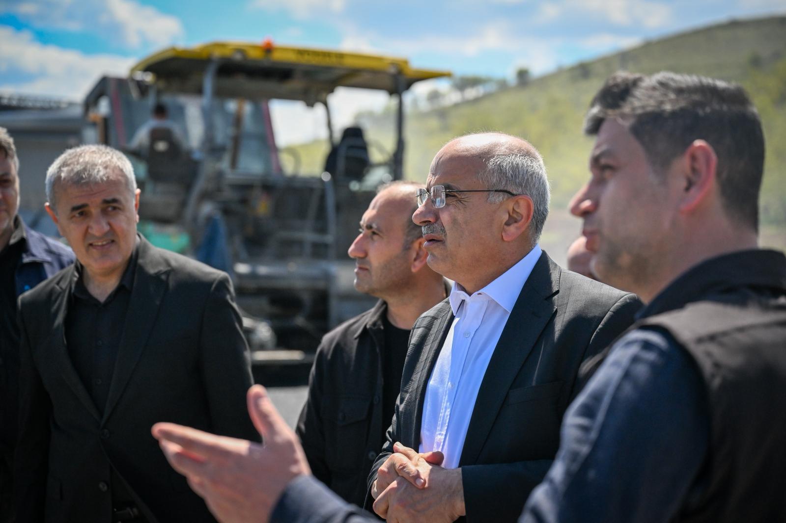 Başkan Er, Kuzey Çevre Yolunda İncelemelerde Bulundu