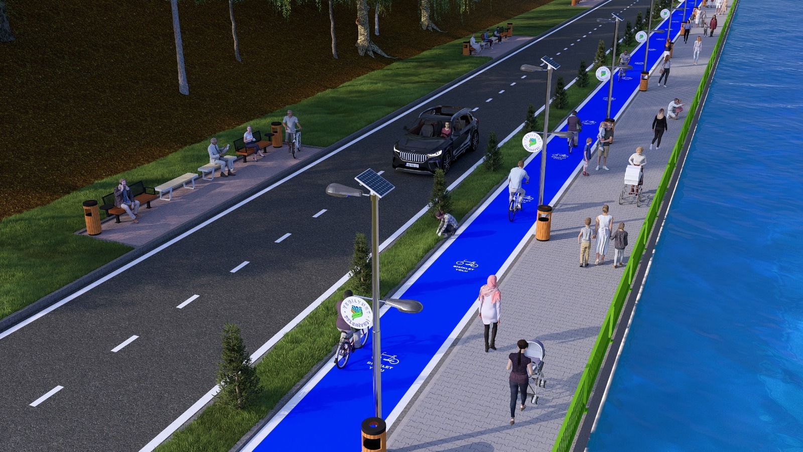 Başkan Geçit,"Beylerderesi Bisiklet Ve Yürüyüş Yolu"Projesini İnceledi