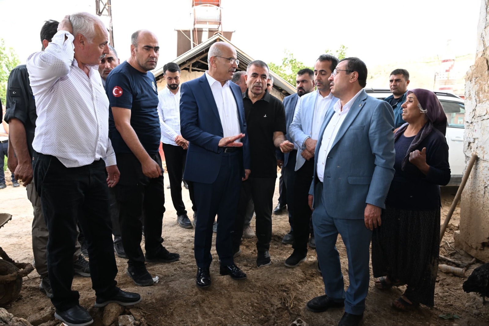 Başkan Sami Er, sel felaketinin yaşandığı Kocaözü’nü ziyaret etti