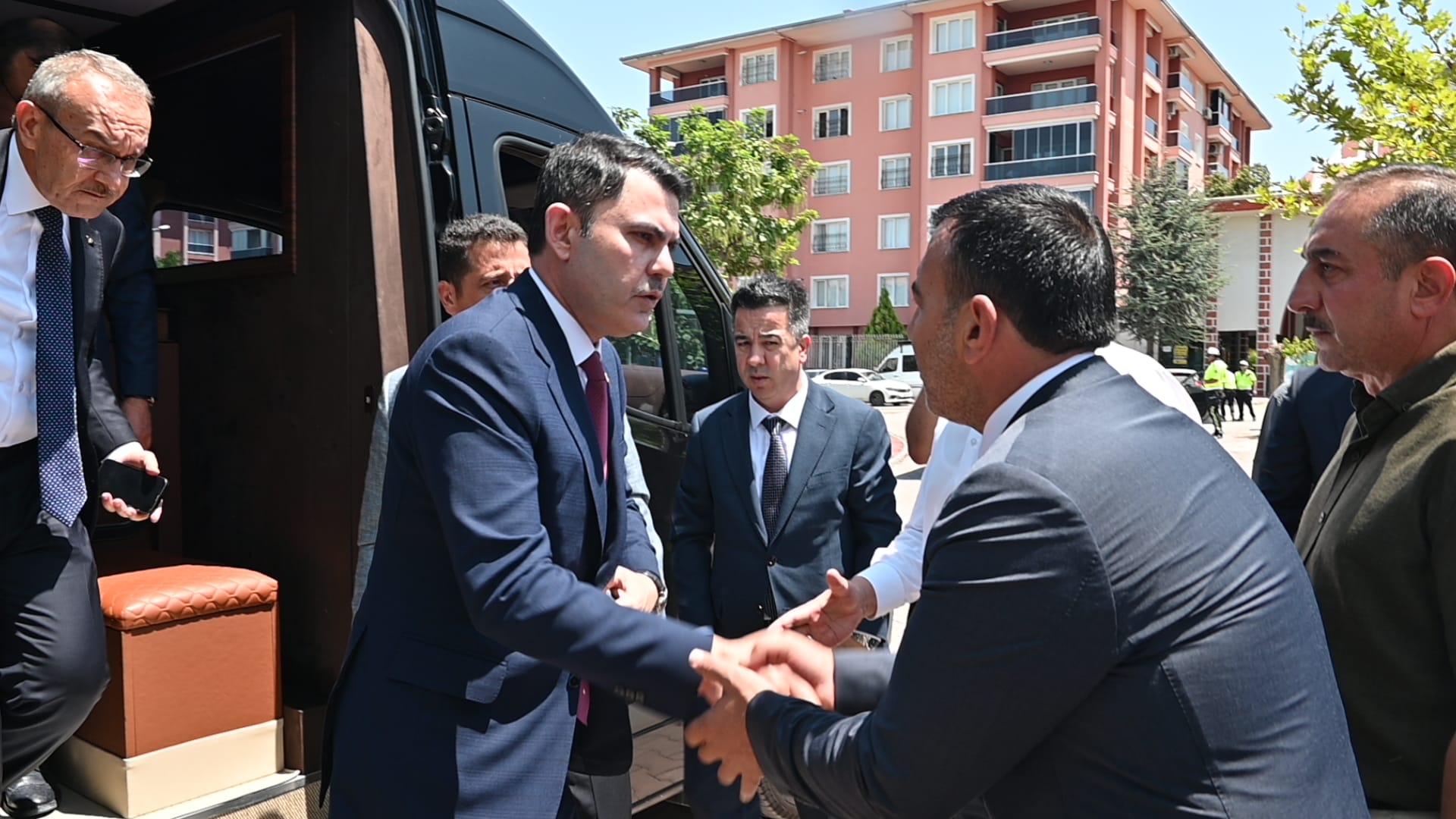 Başkan Sülük,Bakan Kurum'u Malatya'da Karşıladı