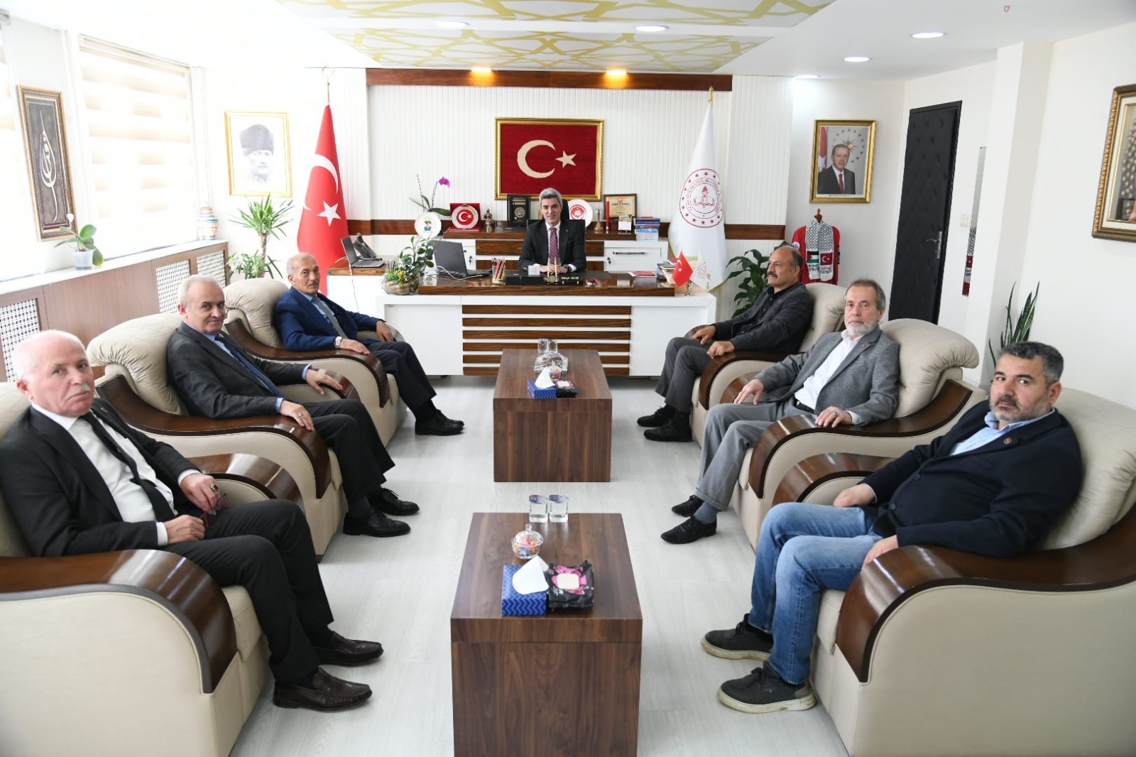 Başkan Sürücü:"Müdürümüzün Çalışmalarını Takdir Ediyoruz"