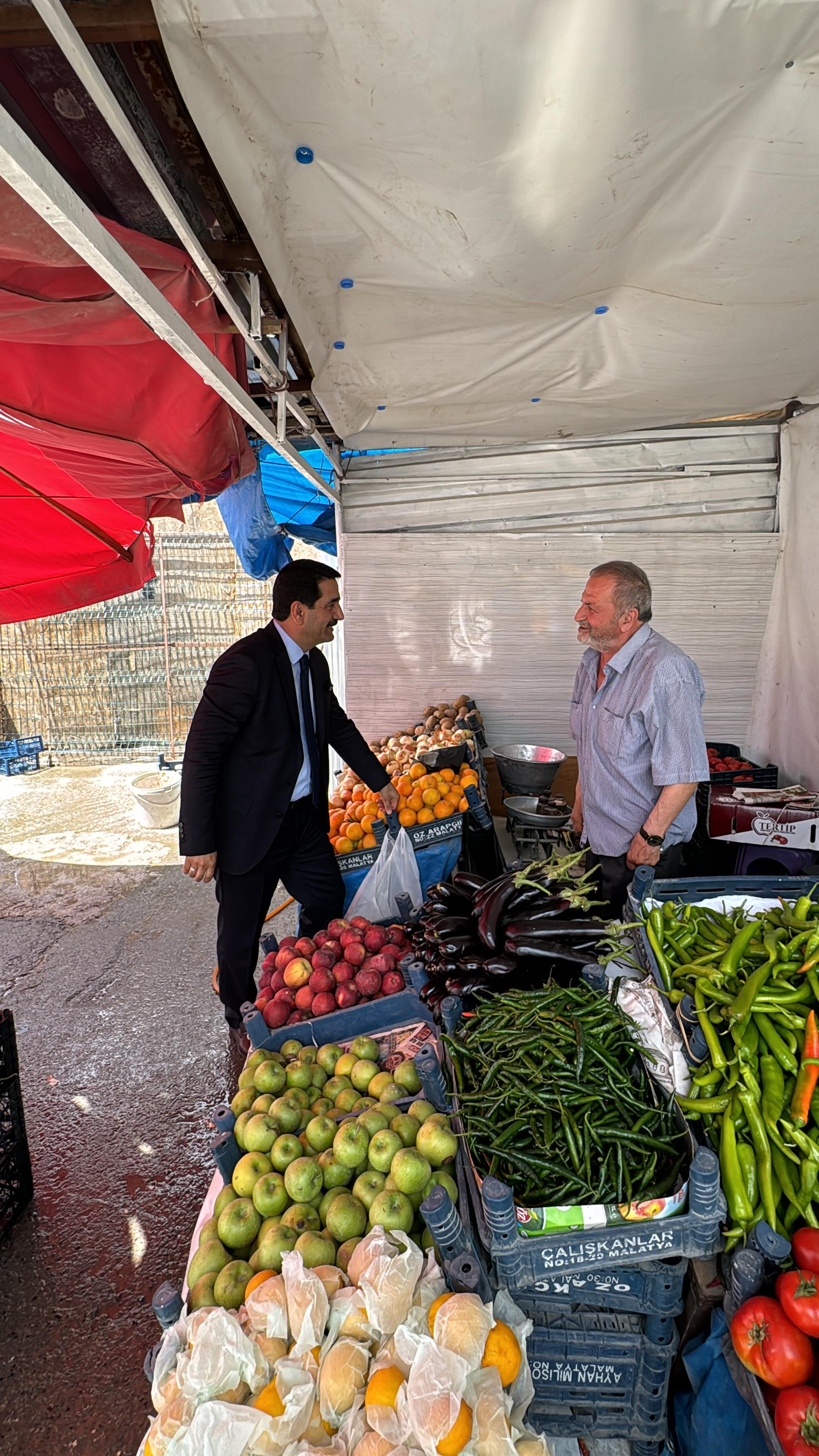Başkan Taşkın, Akpınar'da Esnaflarla Buluştu