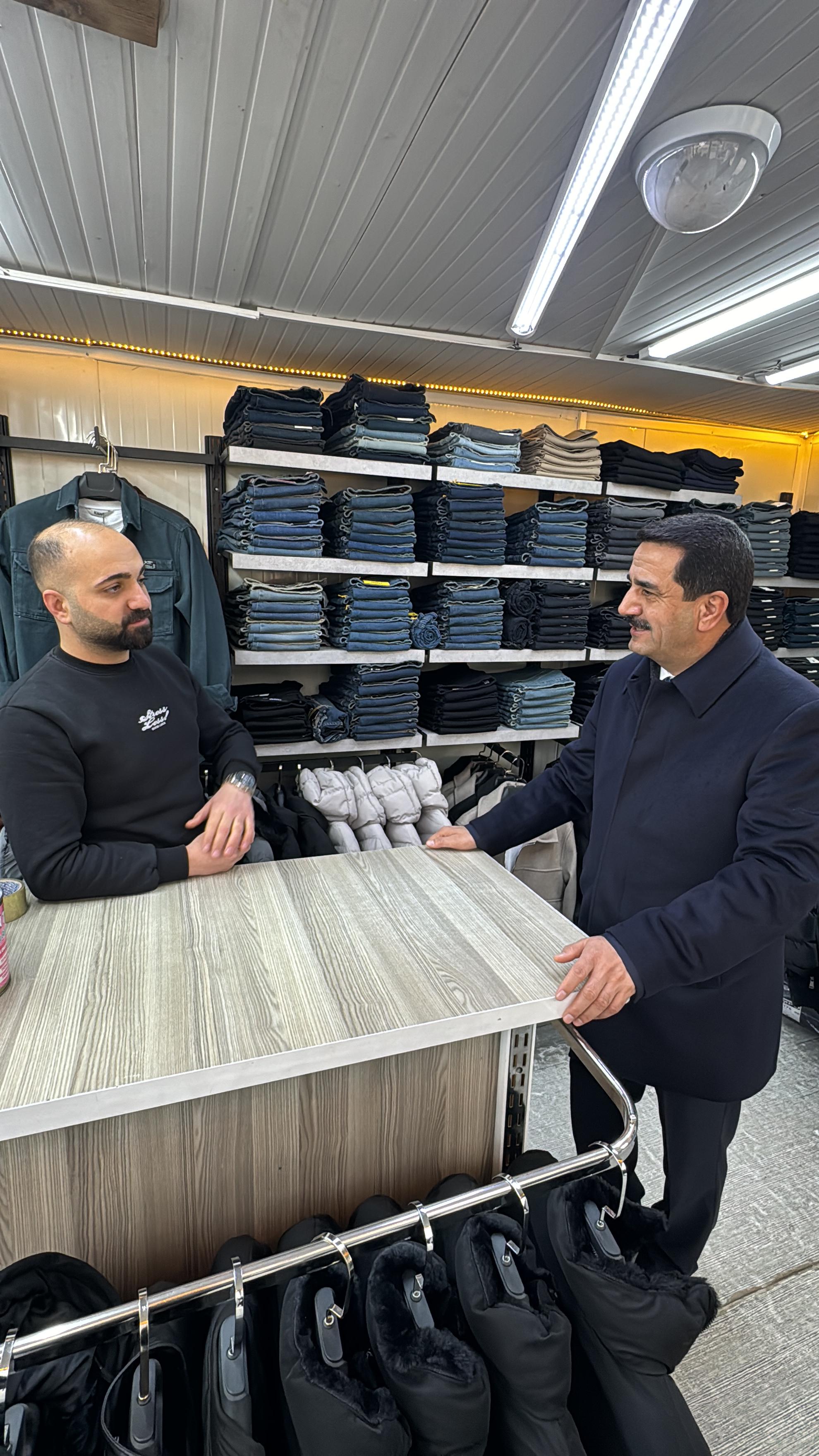 Başkan Taşkın'dan İnönü Caddesi Esnafına Ziyaret