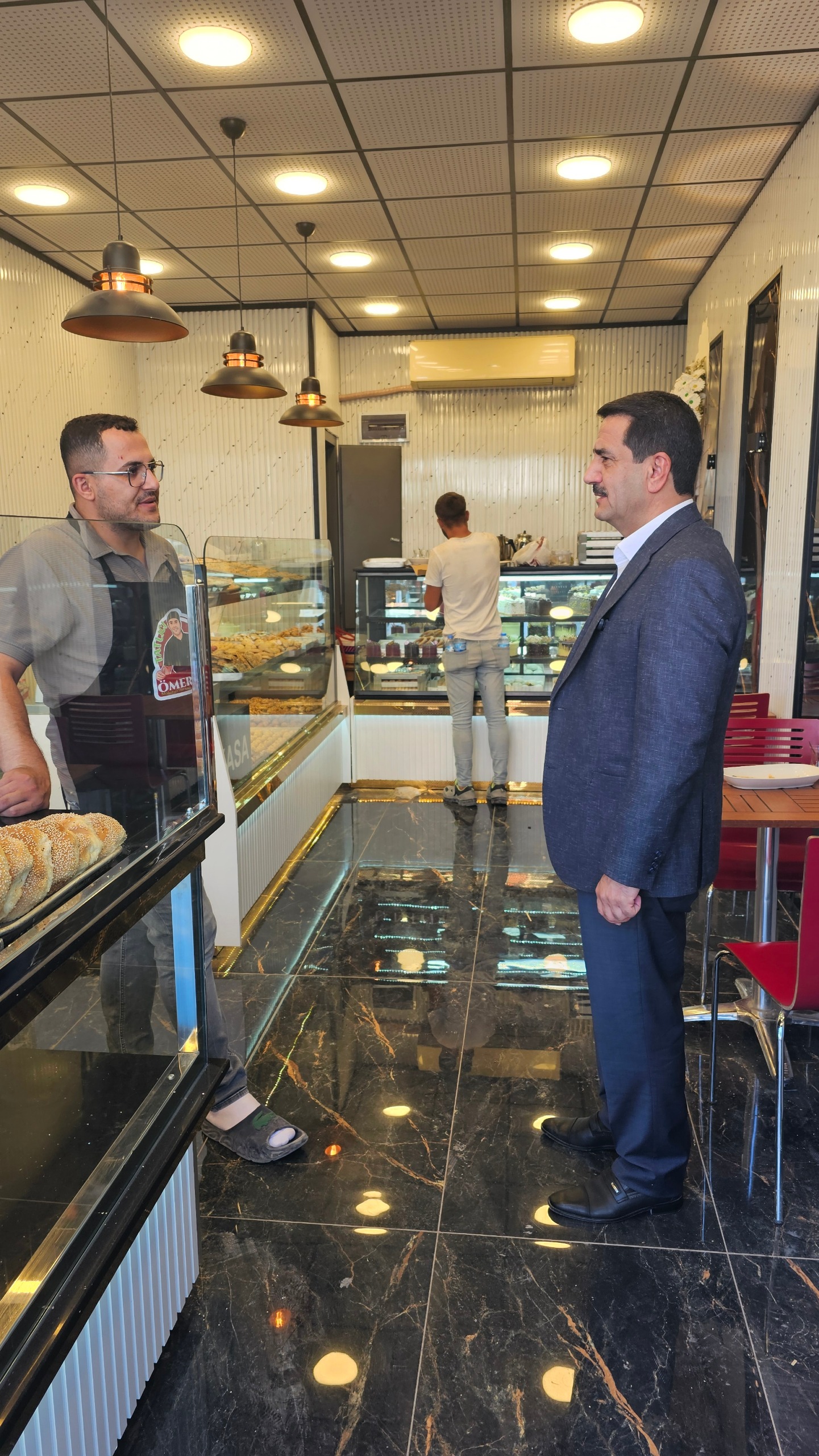 Başkan Taşkın'dan Yeni Çarşı Esnafına Ziyaret