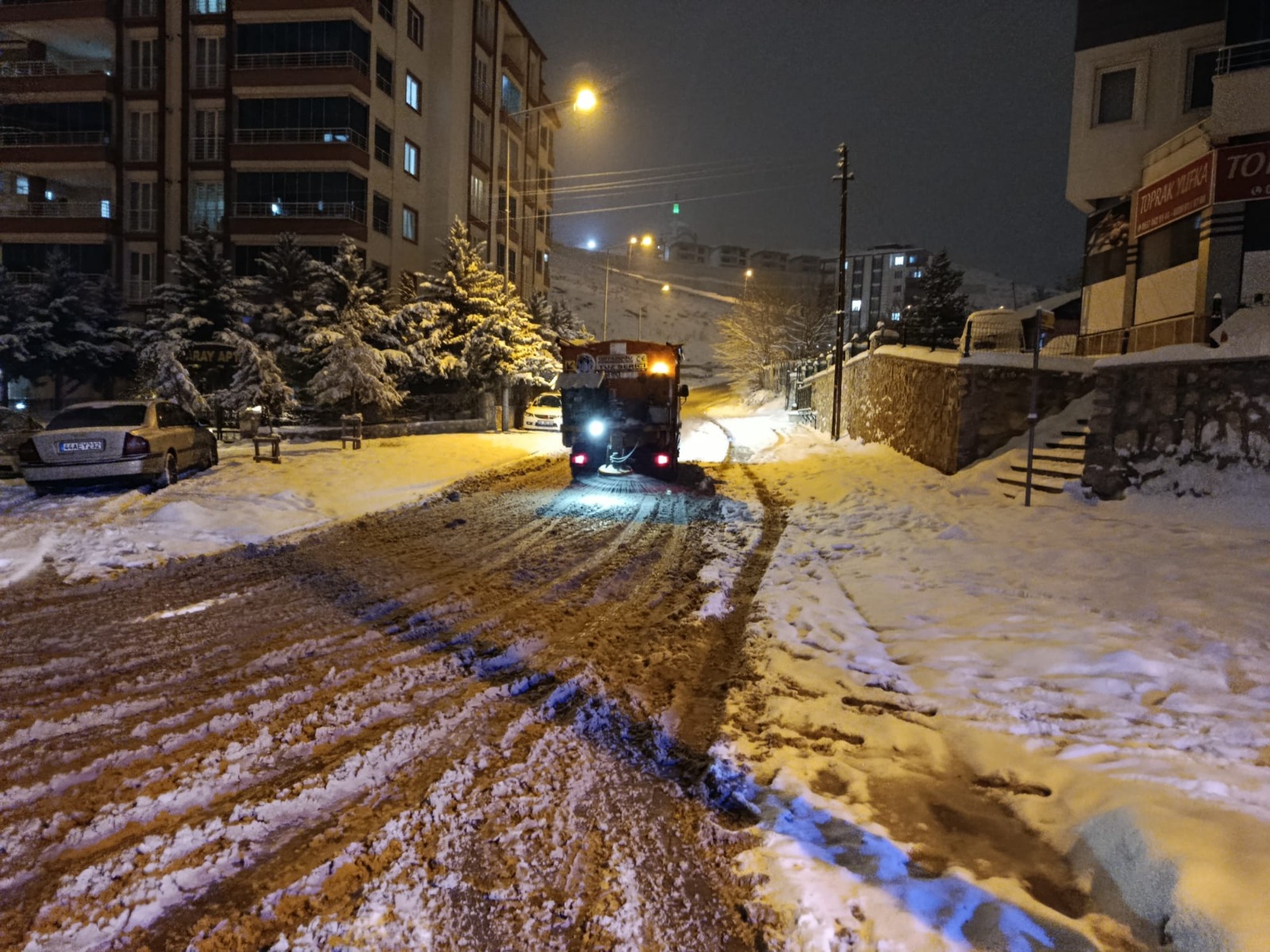 Battalgazi'de Kar Seferberliği