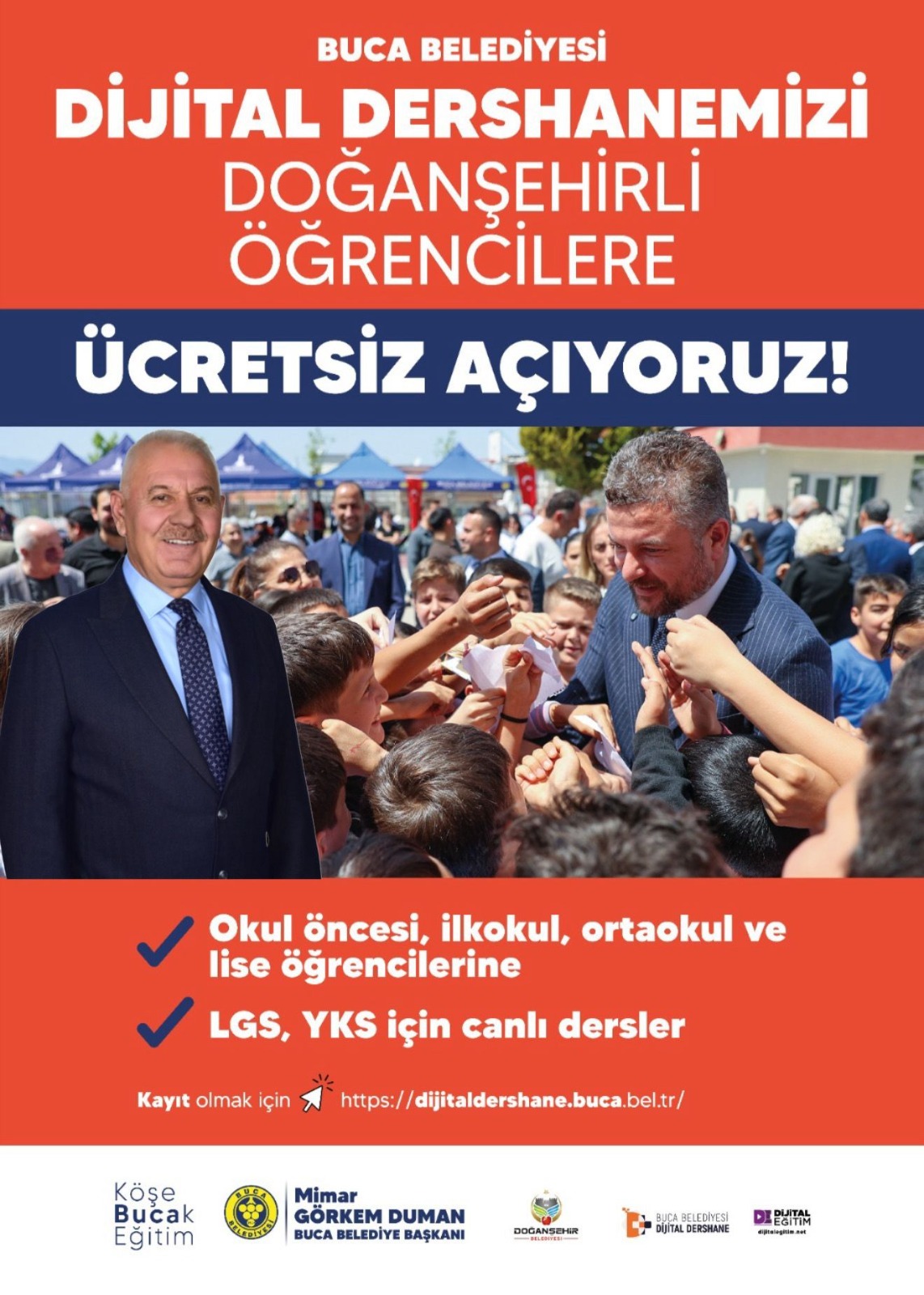 Buca’dan Doğanşehir’e Eğitim Köprüsü: