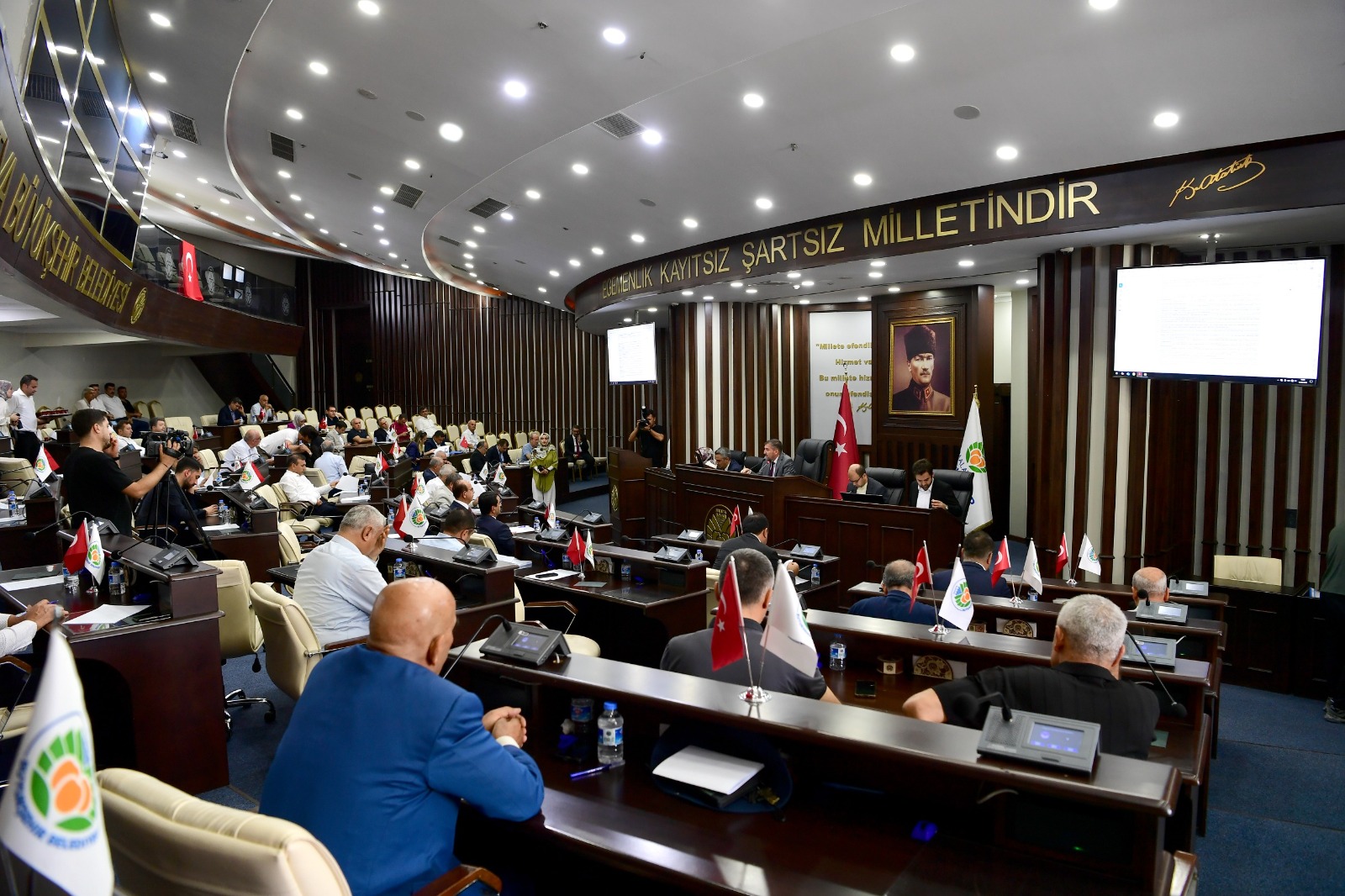 BÜYÜKŞEHİR BELEDİYE MECLİSİ AĞUSTOS AYI TOPLANTISI YAPILDI
