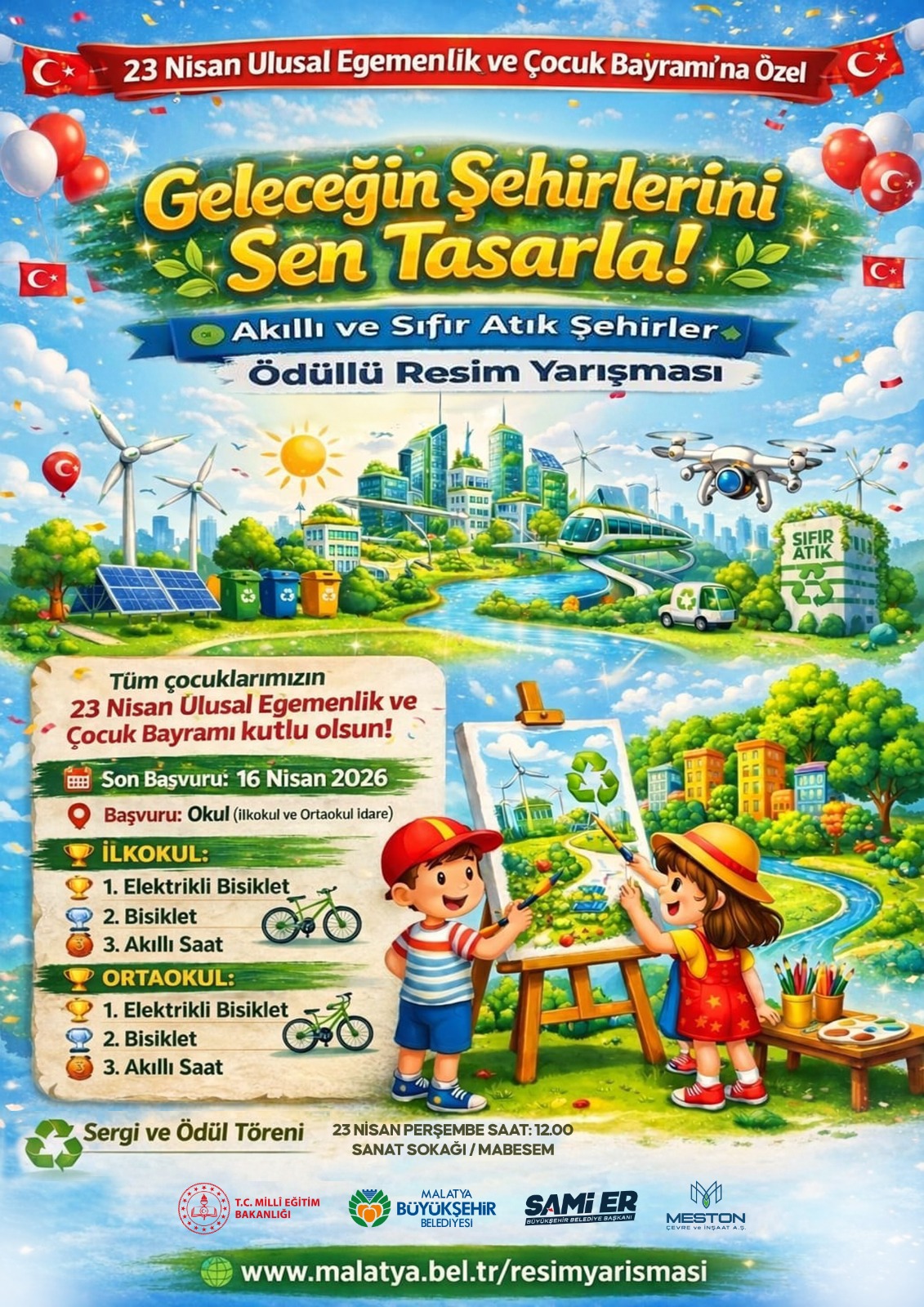 Büyükşehir Belediyesi Öğrencilere Yönelik Resim Yarışması Düzenliyor
