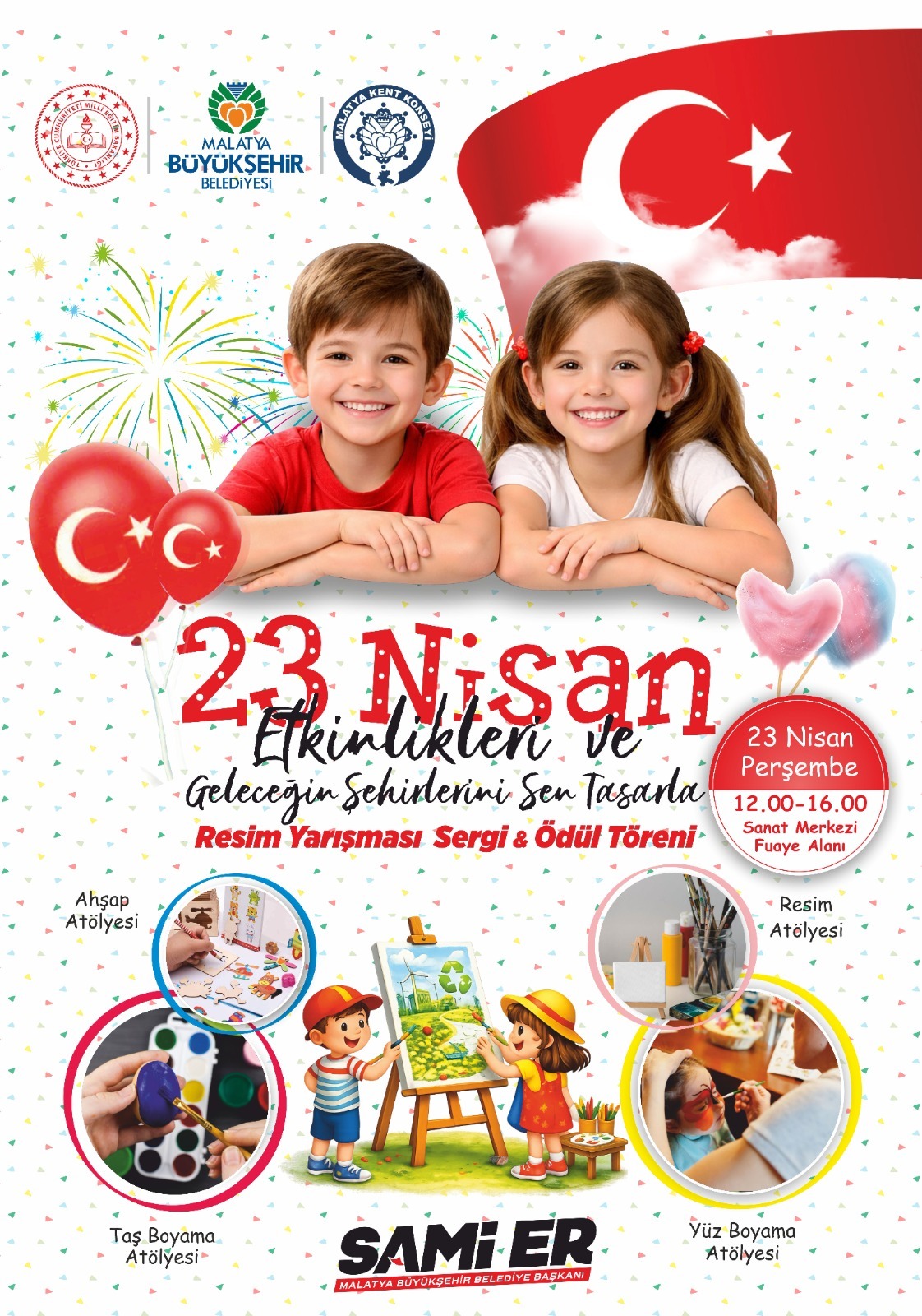 BÜYÜKŞEHİR’DEN ÇOCUKLARA  DOLU DOLU BAYRAM PROGRAMI