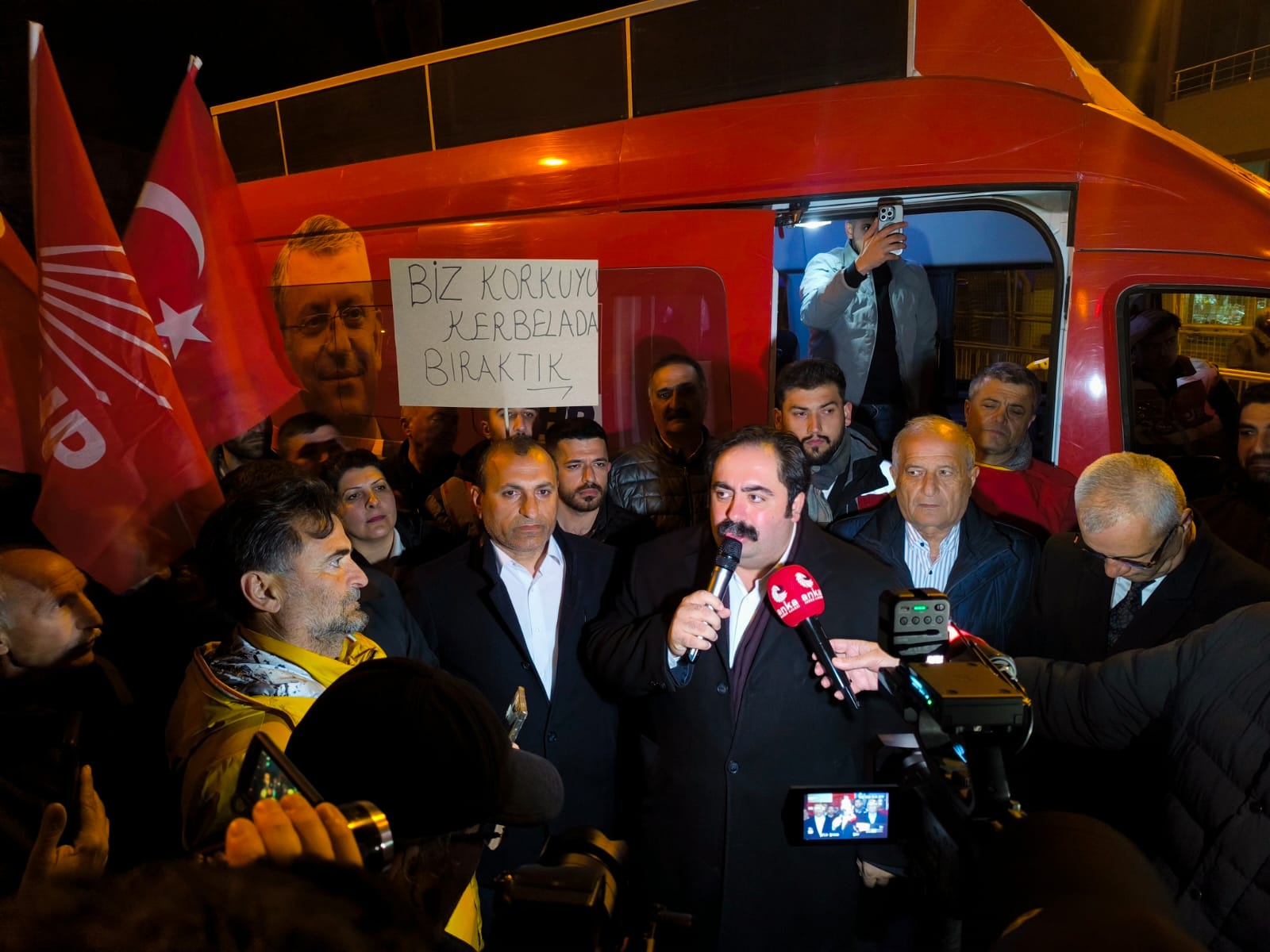 CHP Malatya İl Örgütü'nden Ekrem İmamoğlu'na Destek Yürüyüşü