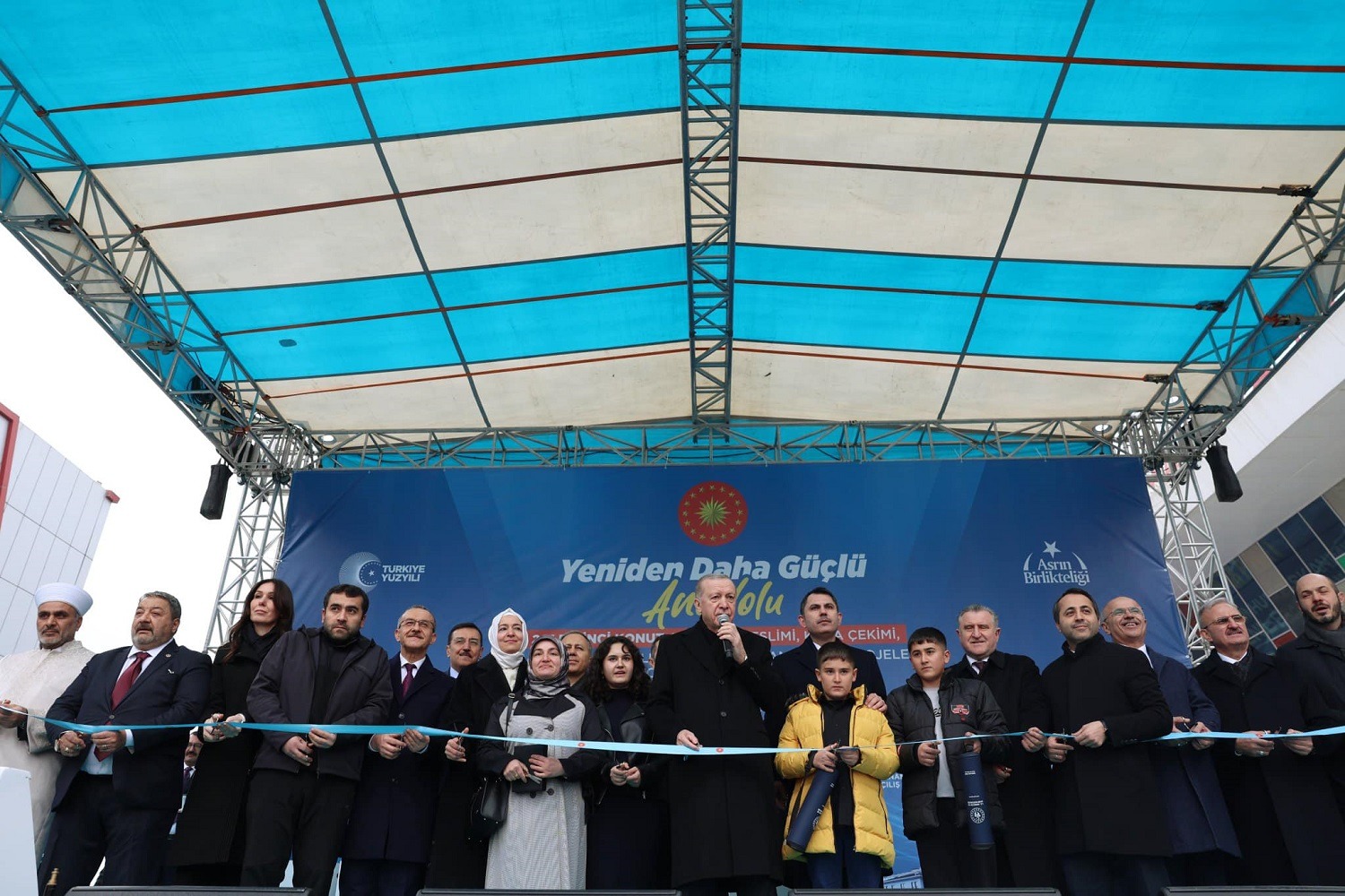 CUMHURBAŞKANI ERDOĞAN, YEŞİLYURT BELEDİYESİ YENİ HİZMET BİNASININ RESMİ AÇILIŞINI YAPTI