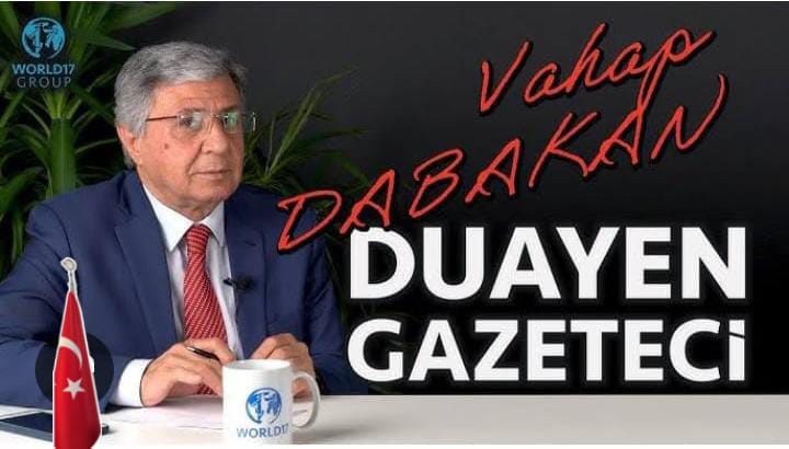 Duayen Gazeteci Vahap Dabakan'dan 10 Ocak Çalışan Gazeteciler Günü Mesajı