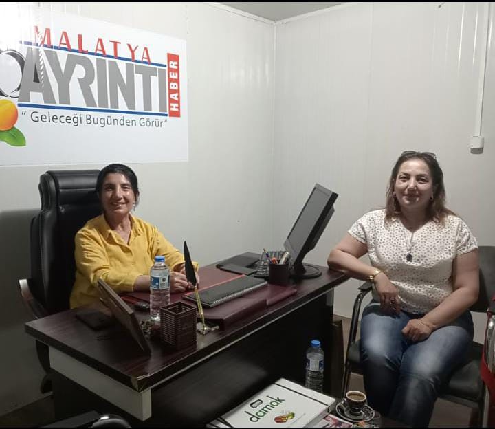 İş Kadını Aysun İnik,Malatya Ayrıntı Haber'e Ziyarette Bulundu