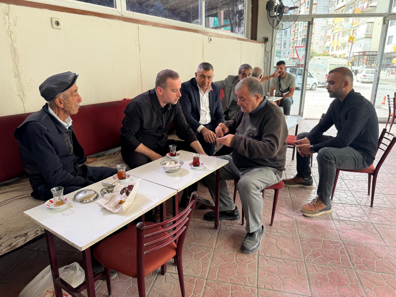 Karademir'den Paşaköşkü Esnafına Geçmiş Olsun Ziyareti