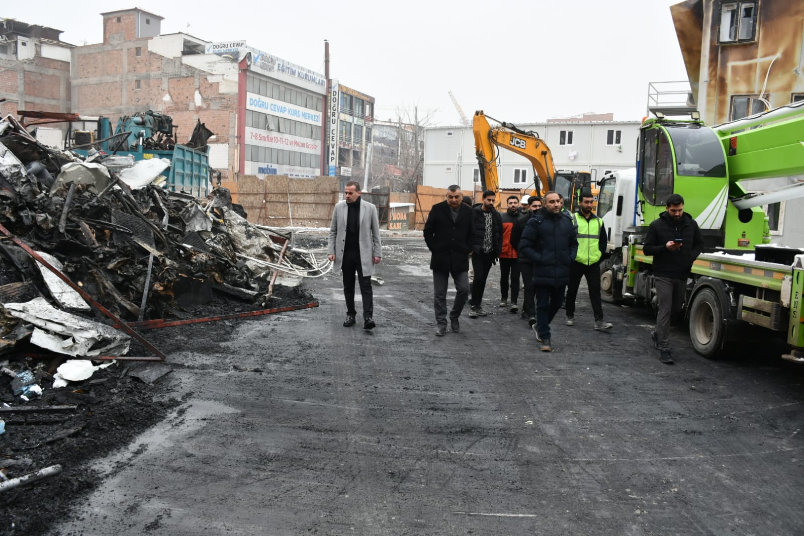 MAGİNDER Başkanı Karademir Yangın Bölgesinde