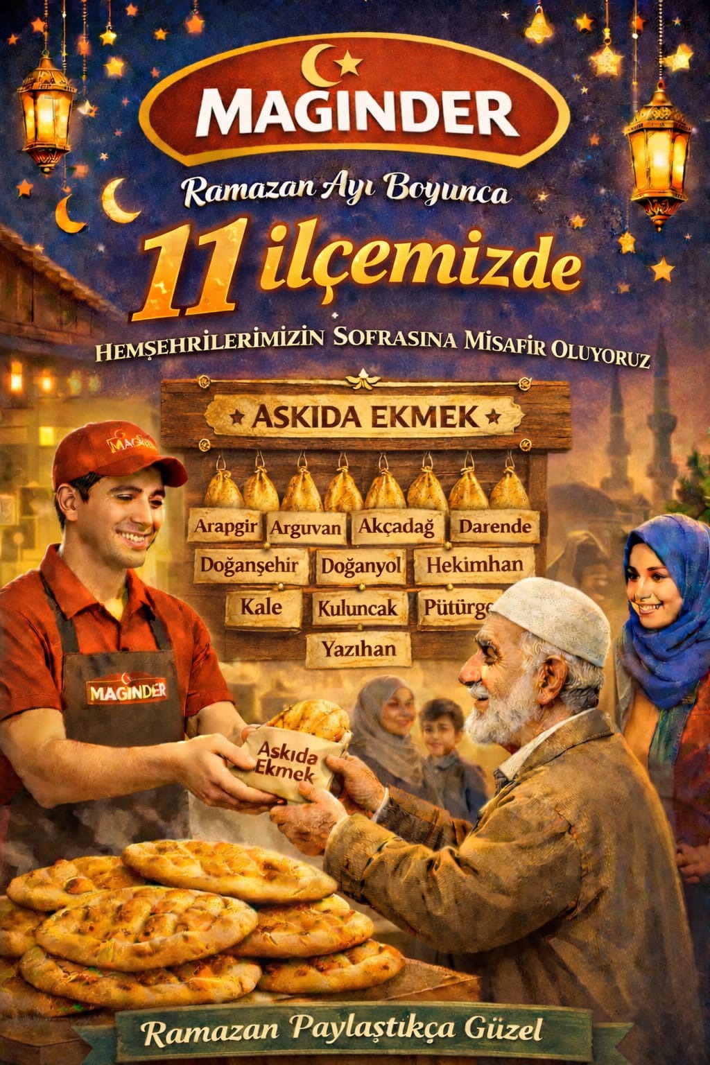 MAGİNDER'den Depremzedelere Ramazan Desteği