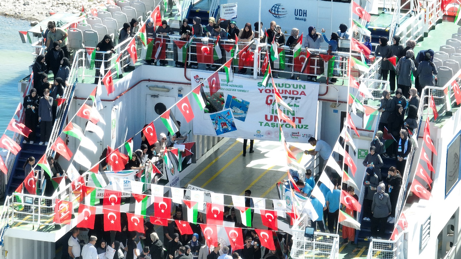 MALATYA’DAN GAZZE’YE VE KÜRESEL SUMUD FİLOSU’NA ANLAMLI DESTEK