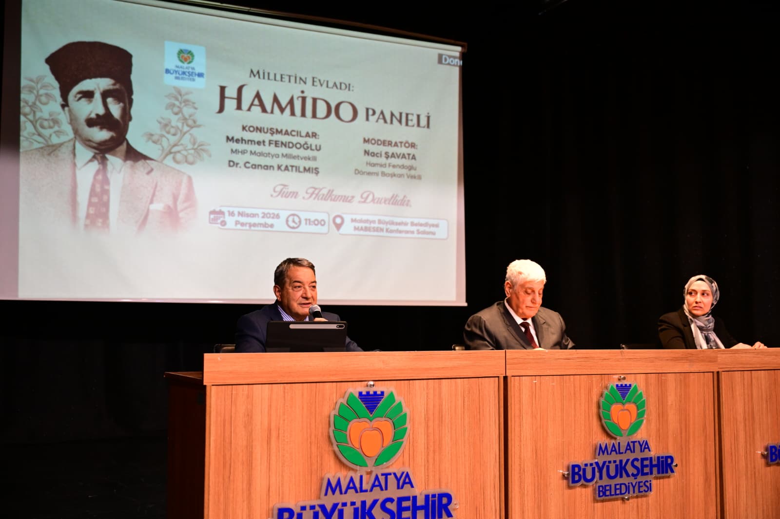 MALATYA’NIN UNUTULMAZ İSMİ  “HAMİDO” DÜZENLENEN PANELDE ANILDI