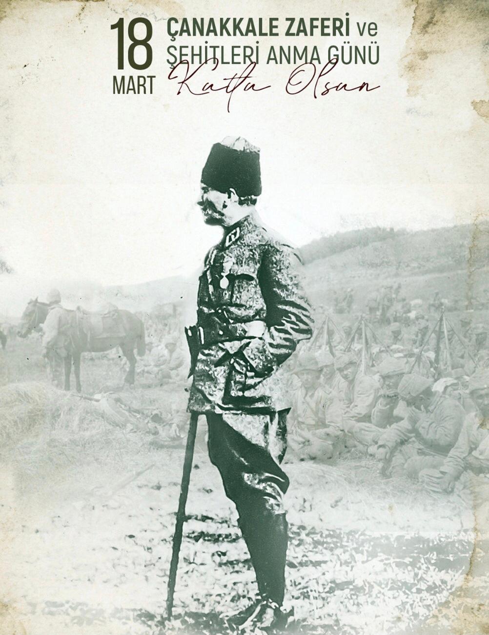 Mevlüt TUNÇ'tan 18 Mart Çanakkale Zaferi Mesajı