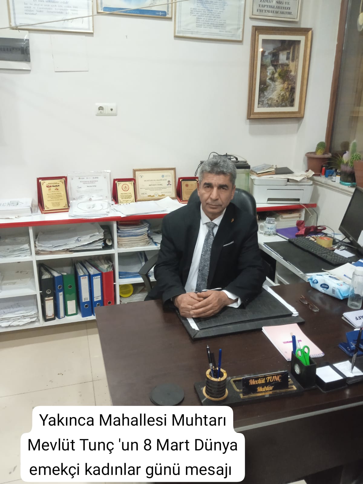 Mevlüt TUNÇ'tan 8 Mart Dünya Emekçi Kadınlar Günü Mesajı