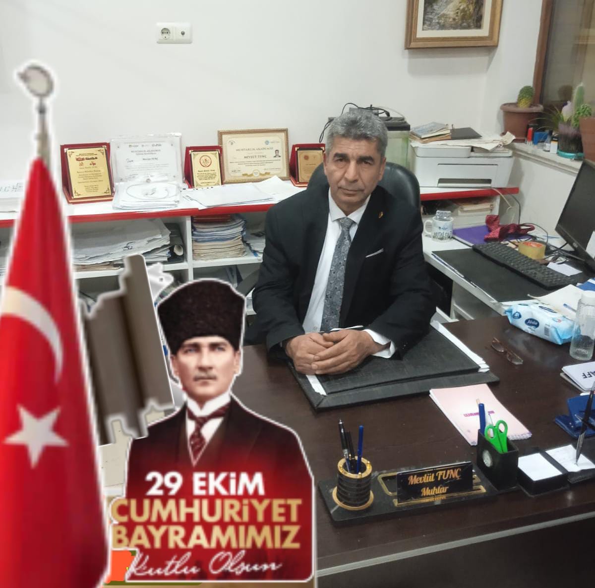 Mevlüt Tunç'tan CUMHURİYET Bayramı Mesajı
