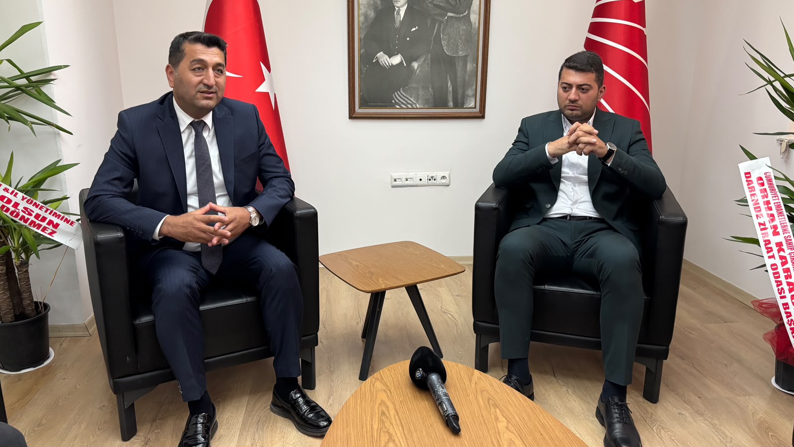MTSO Başkan Adayı Mahmut Boyraz'dan CHP'ye Ziyaret