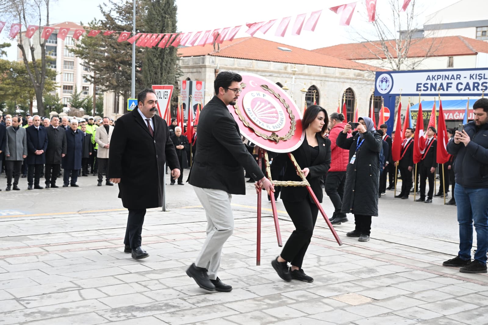 Mustafa Kemal Atatürk'ün Malatya'ya Gelişinin 95. Yıl Dönümü Dolayısıyla Tören Düzenlendi